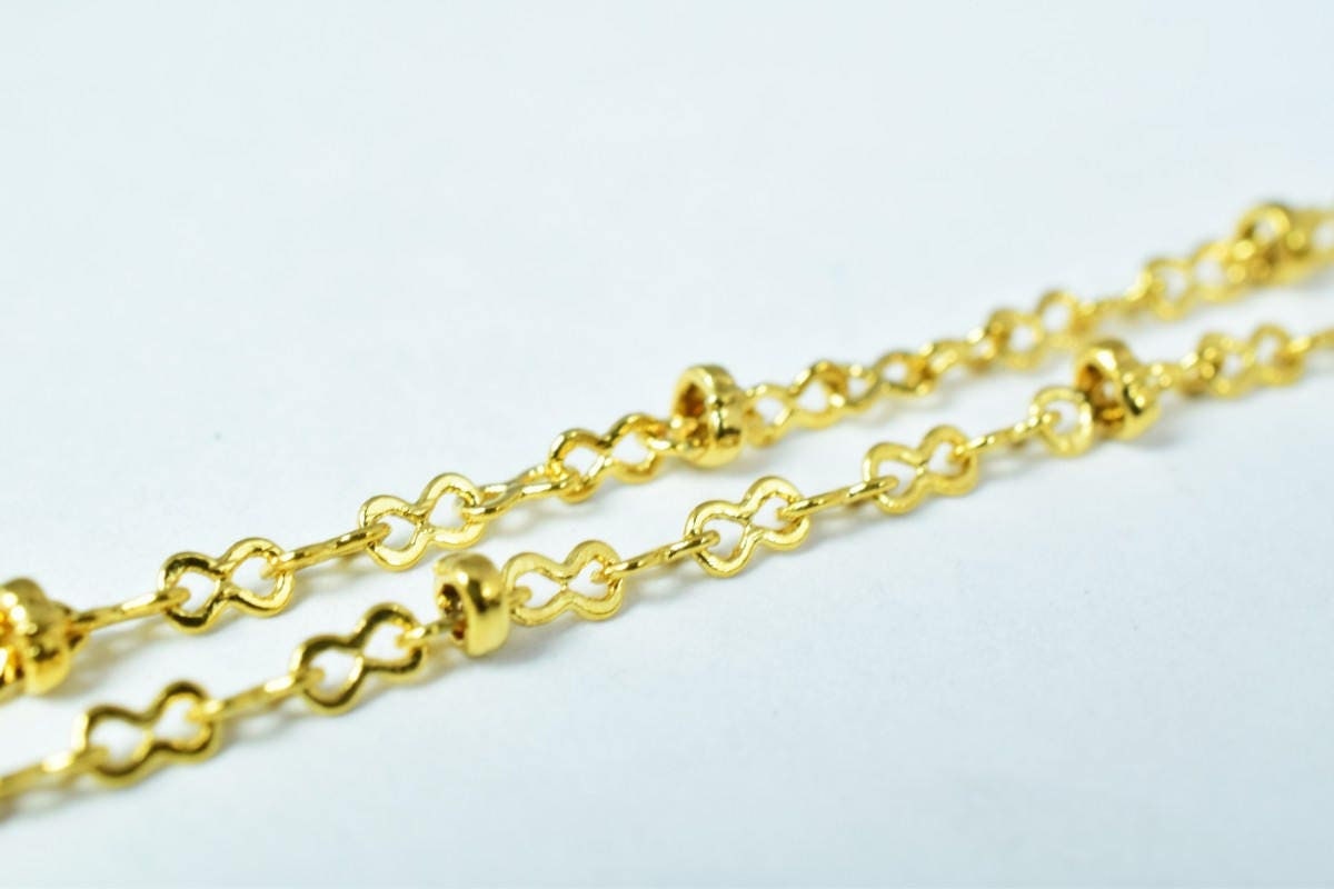 Gold filled EP tarnish resistant chain 17" inch 18k gold-filled findings for gold filled tarnish resistant jewelry making cg155