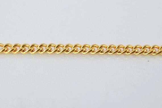 Gold filled EP chain 22.5" inch 18k gold-filled gold tone findings for gold filled jewelry making cg78