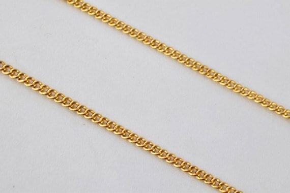 Gold filled EP chain 22.5" inch 18k gold-filled gold tone findings for gold filled jewelry making cg78