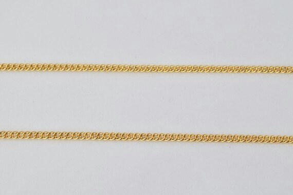 Gold filled EP chain 22.5" inch 18k gold-filled gold tone findings for gold filled jewelry making cg78