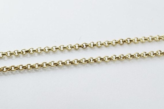 Antique gold filled chain 21.50" inch gold-filled for gold filled jewelry making item#789222022761