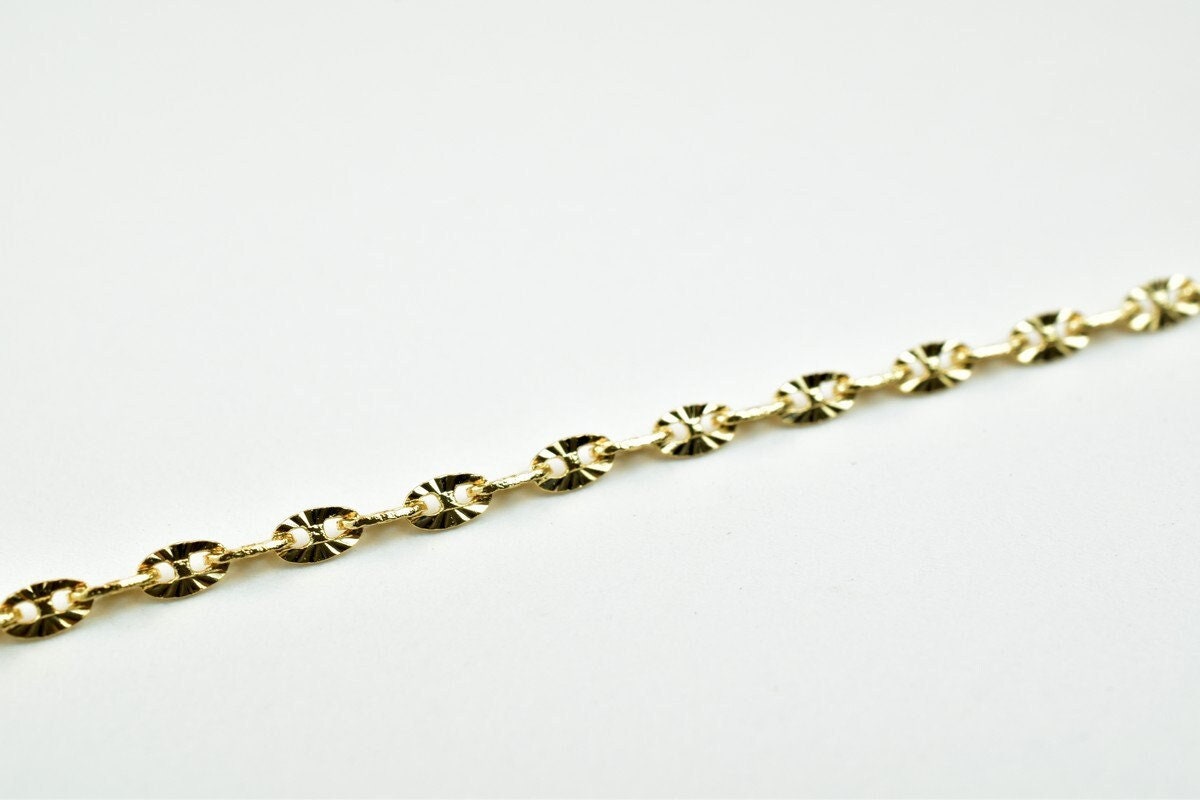 Pinky gold filled EP chain 18kt gold filled size 15.5"long 1.5mm width 1.5mm thickness for jewelry making item #cg337