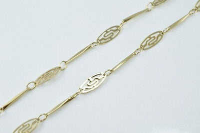 Antique gold filled chain 21.25" inch gold-filled for gold filled jewelry making item#789222022747