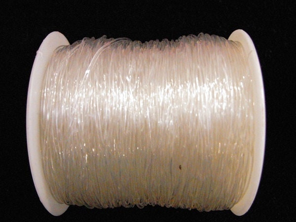 Colorations Clear Stretchy Beading Cord - 100 Yards