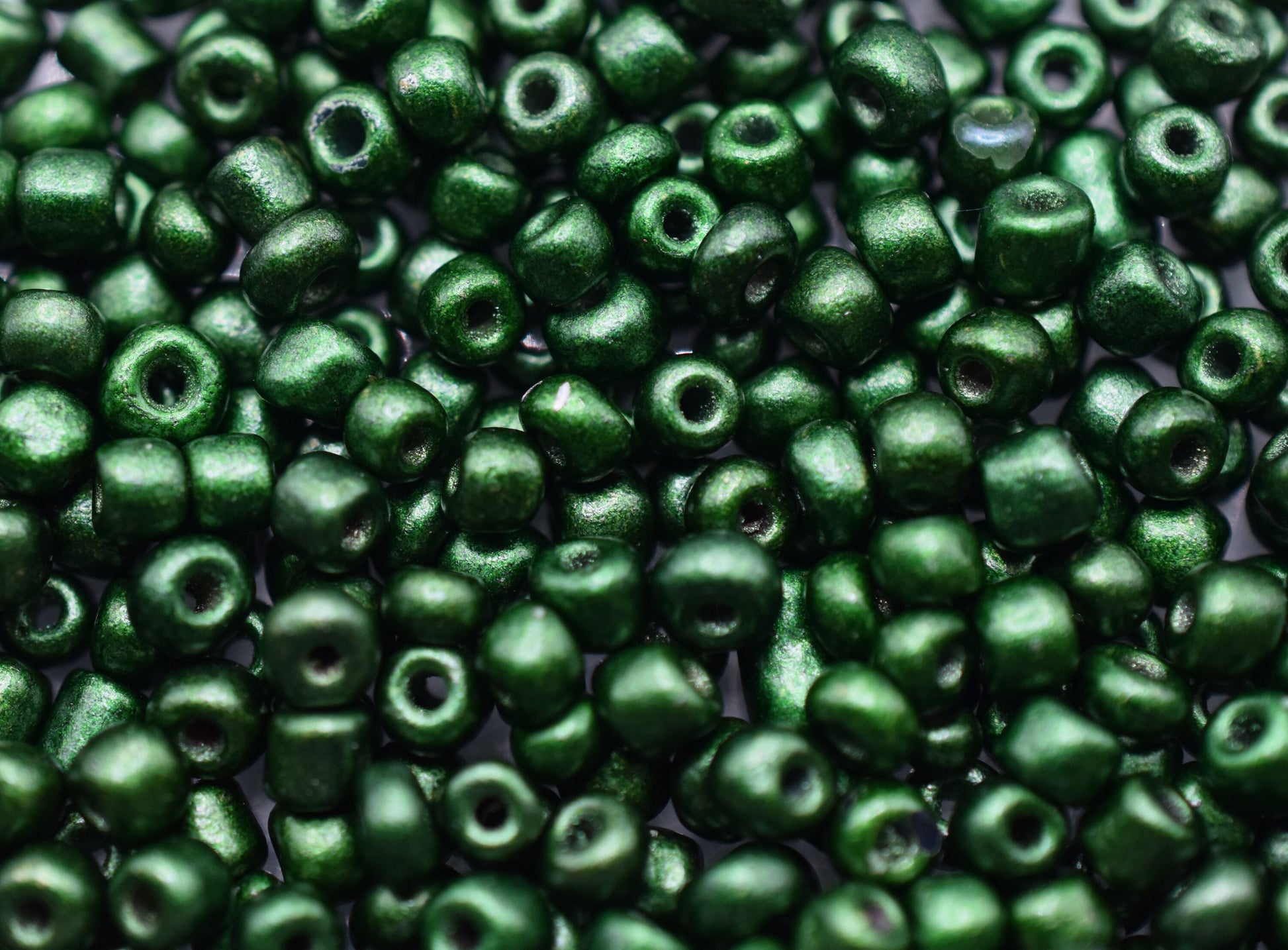 Glass Seed Beads Size 6/0 Sale by Pound Solid Color Jewelry Making High Quality Color and Cut 8 Different Colors green Approximate 3mm-4mm